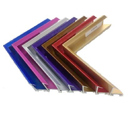 Picture frame aluminum profiles